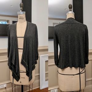 Sparkle & Fade knit waterfall cardigan